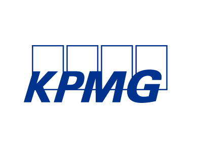 Descrição da imagem: logotipo da KPMG